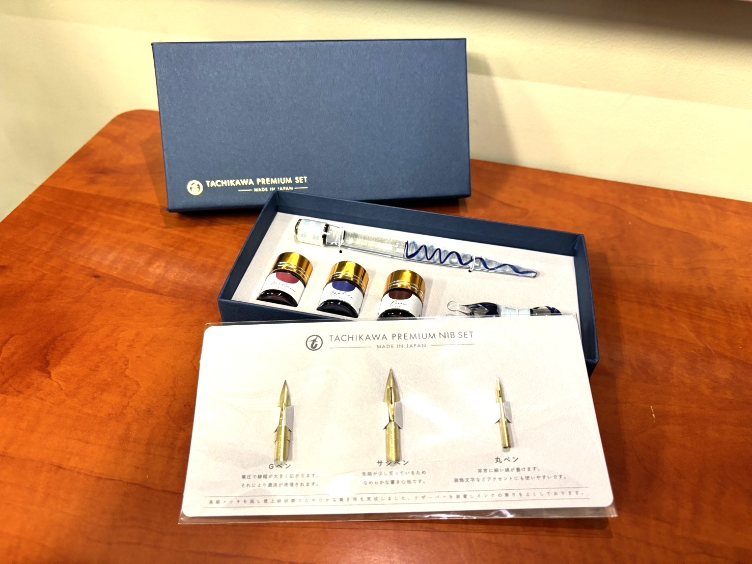 タチカワ ガラスペン プレミアムセット クリスタル 限定!! 【送料無料